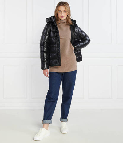 Хлопковый гольф recycled overlay sweater Calvin Klein - коричневый(K20K205986)