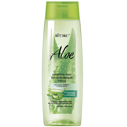 Витэкс ALOE 97% ШАМПУНЬ-Elixir ИНТЕНСИВНЫЙ УХОД для сухих, ломких и тусклых волос 400 мл