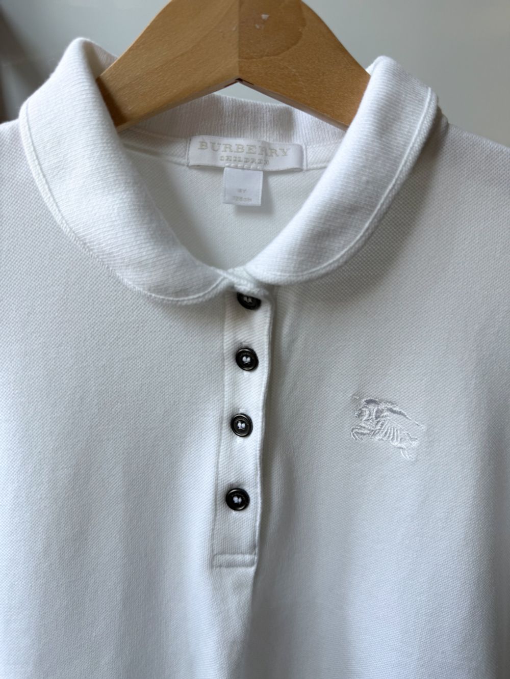 Хлопковое поло Burberry, 128