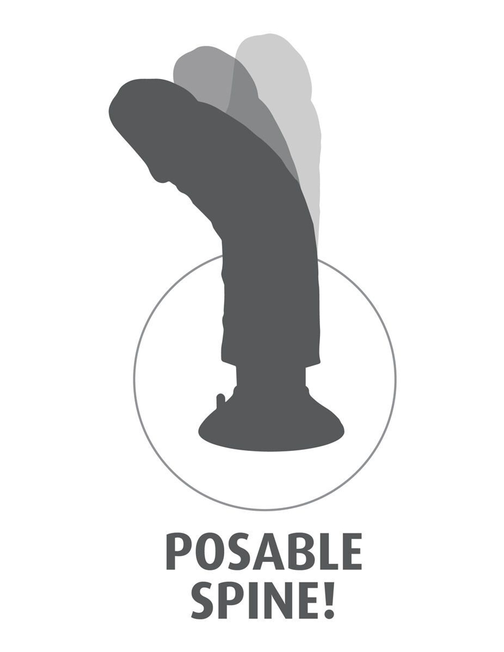 Большой реалистичный вибромассажер на присоске 9  Vibrating Cock - 24,8 см.
