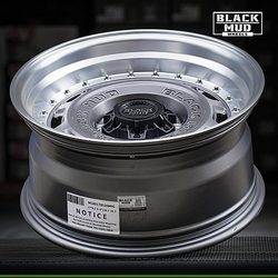 Диск колёсный литой BLACK MUD M580C R17 8,5 ET0 Matte Gunmetal/Machine Lip