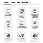 Умное WiFi реле (выключатель) на DIN-рейку Taxnele TXCB2-VAP с мониторингом энергопотребления / функциями защиты (Tuya / Smart Life)