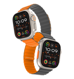 Сменный ремешок для Apple Watch 49/45/44/42мм Keephone Ibands Magnetic Snap (KPIBA49CAHOG) оранжевый