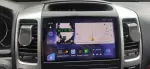 Магнитола для Toyota Land Cruiser Prado 120, Lexus GX470 (экран климата внизу) - Kuberg DUDU7 OL-9696 QLed+2K, Android 13, Быстрейшая, UIS7870 (DUDU7), CarPlay, SIM-слот
