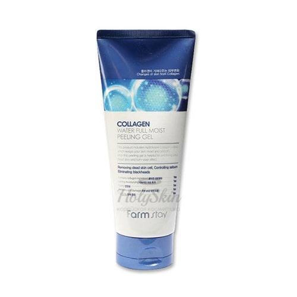 Farmstay пилинг для лица Collagen Water Full Moist Peeling Gel 180 мл