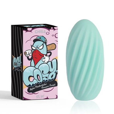 Аквамариновый мастурбатор Alpha Masturbator Pleasure Pocket (Цвет: аквамариновый)
