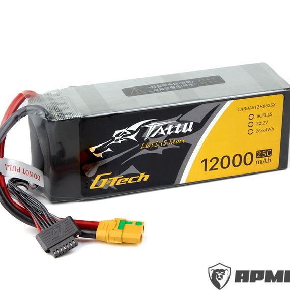 Аккумулятор TATTU 6S 12000мАч 22,2В 25C