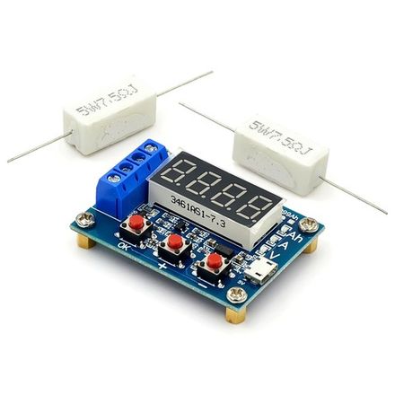 Тестер емкости батареи ZB2L3 DC 4.5-6 V 0.07А microUSB