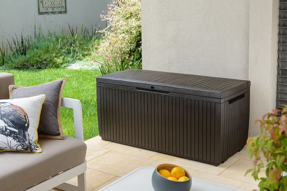 Пластиковый сундук Keter Springwood 305 л brown