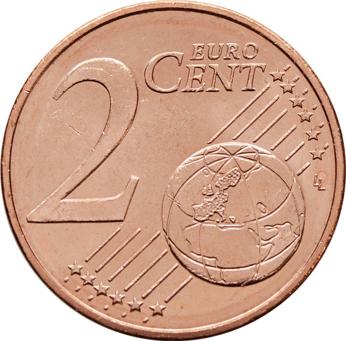 2 евроцента 2002 Австрия (2 euro cent)