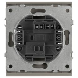 Кнопка ЭРА Arktik 16-1109-07 10АХ-250В титан | Эра Arktik