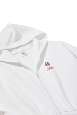 Толстовка на молнии с принтом ATHLEISURE Белый