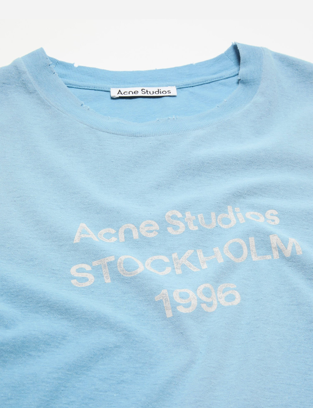 Acne Studios Logo T-shirt "Cornflower blue"