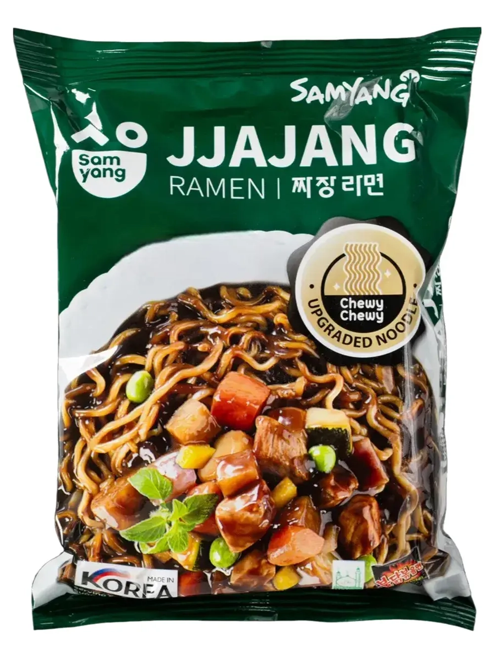 Лапша Jjajang Ramen с соусом Чачжан 400 г (5 пачек)