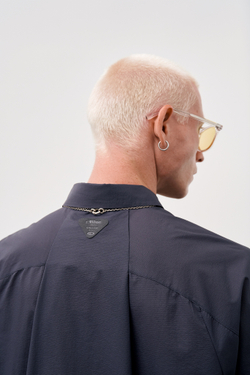 Рубашка Blue Monte Lightweight and Breathable Short-Sleeved Shirt "Cliff Gray"