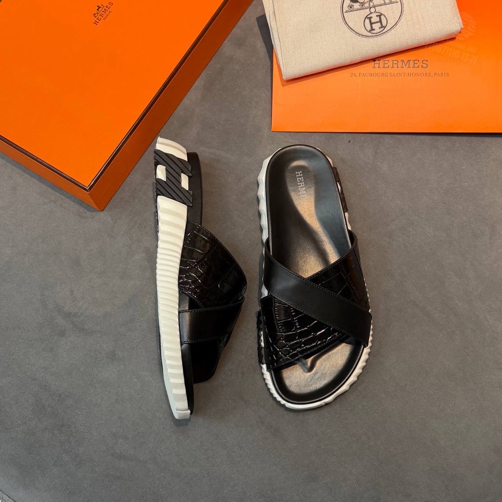 Шлепанцы Hermes Infra