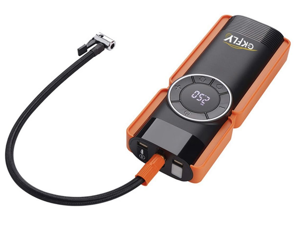 Устройство пусковое портативное бустер с компрессором 14000mAh 1000A  GKFLY GG-JS-TURBO