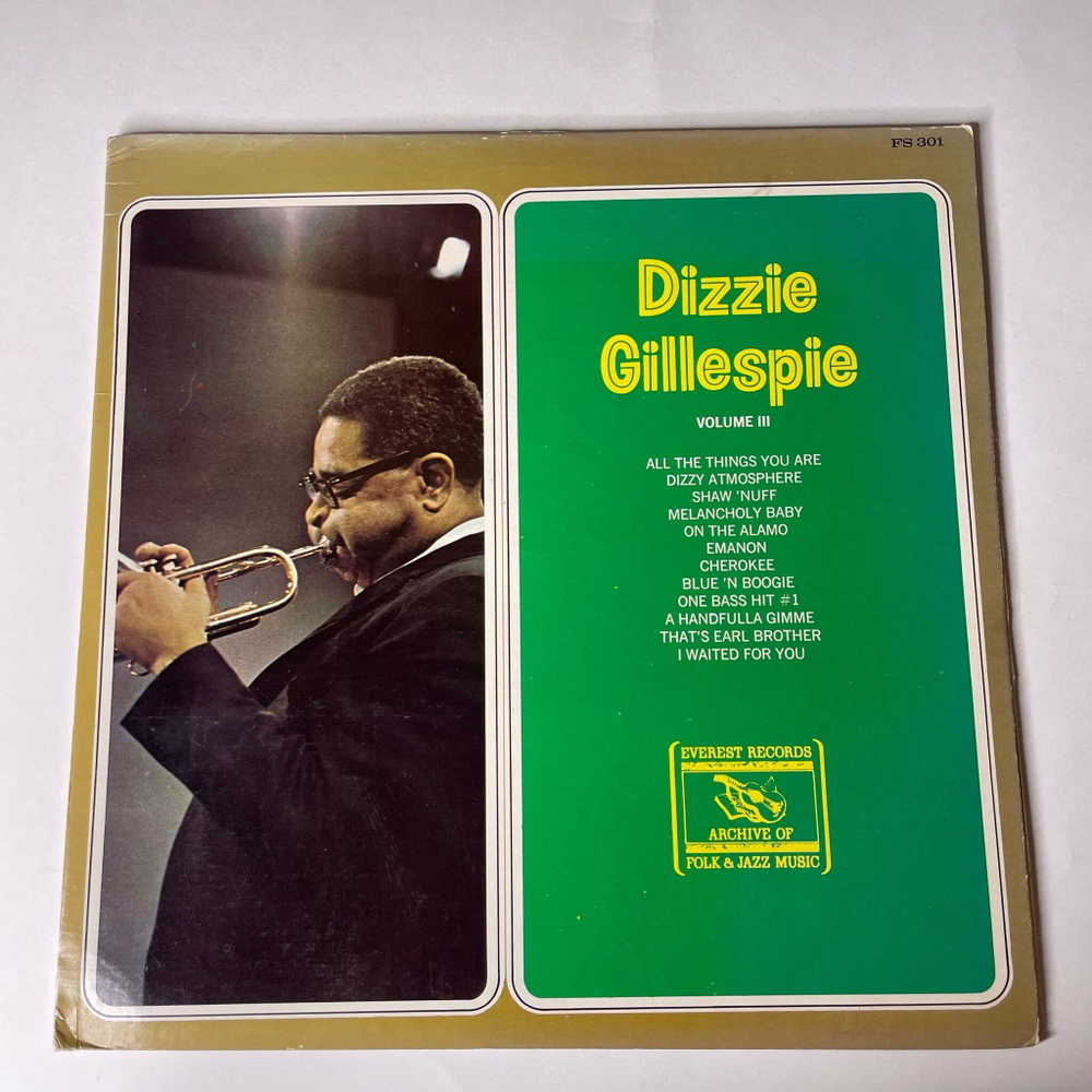 Винтажная виниловая пластинка LP Dizzy Gillespie Volume III (USA 1974) Melancholy Baby