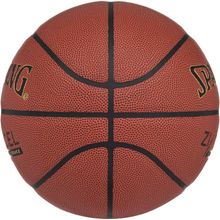 Мяч баск. SPALDING TF ZiO Excel, 76940z, р.7, композит. кожа (ПУ), коричнево-черный