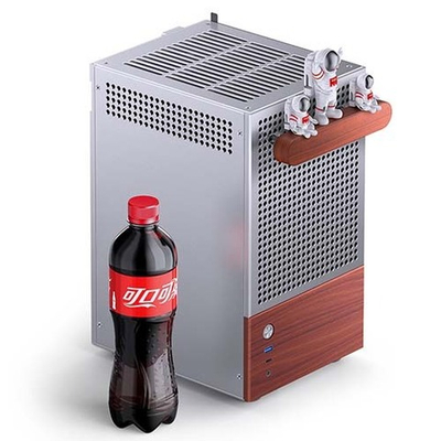 Корпус JONSBO T6, ITX, mini-ITX, серебро (без БП)