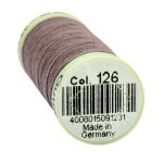 Нитки отделочные Gutermann Top Stitch 30 (30 метров), 5 кат. | 126 бежево-стальной