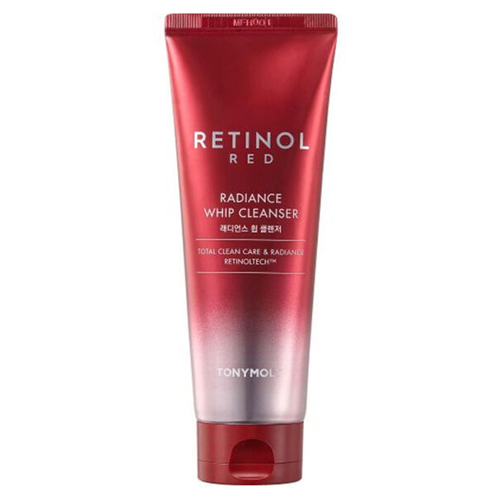 Антивозрастная восстанавливающая пенка для лица c ретинолом TonyMoly Red Retinol Radiance Whip Cleanser, 150мл