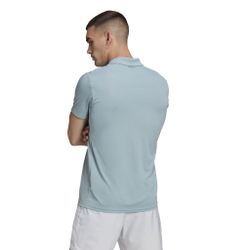 Мужское поло теннисное Adidas Club Polo - magic grey/semi turbo