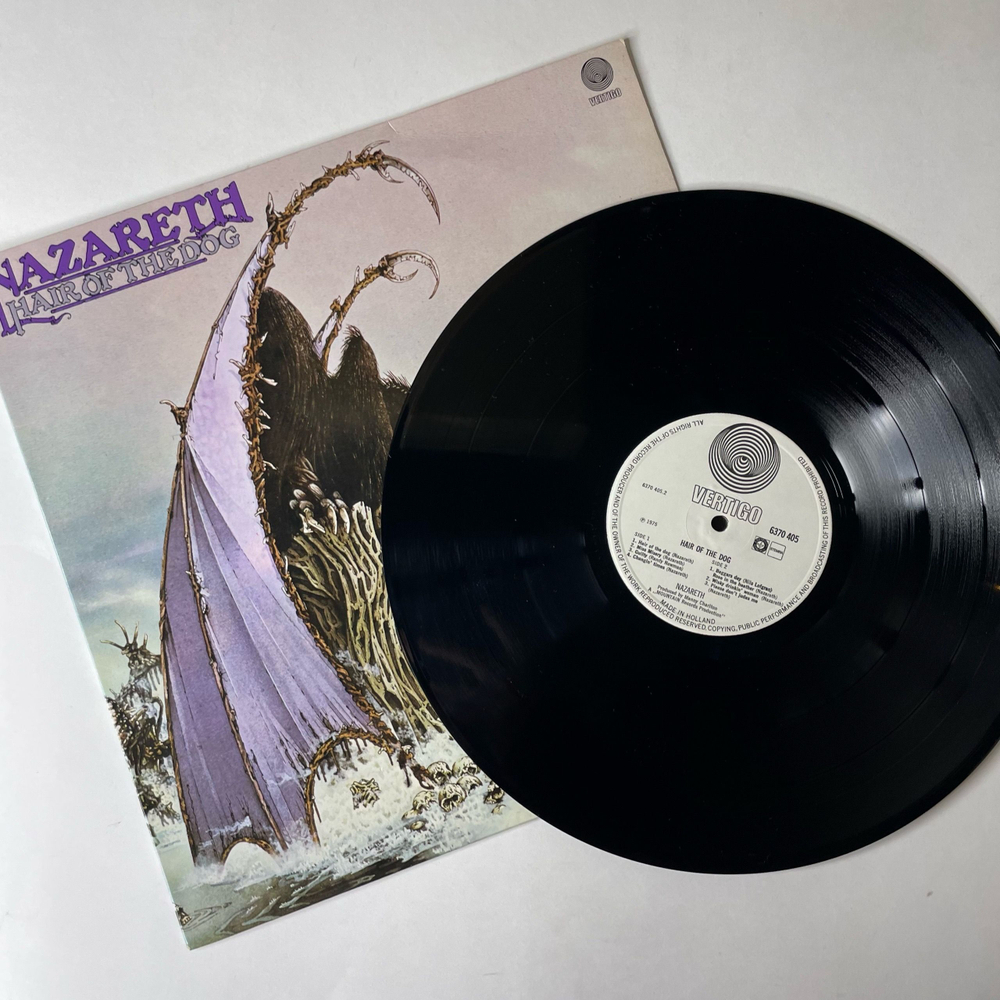 Винтажная виниловая пластинка LP Nazareth Hair Of The Dog (Нидерланды 1975)