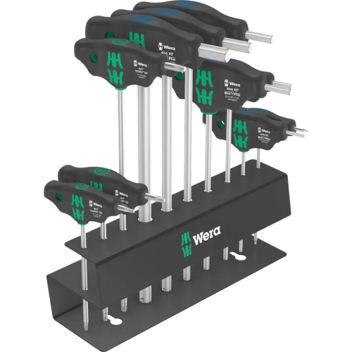 Набор отвёрток с т-образной ручкой HEX/TORX 10 предметов WERA 05023340001