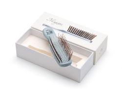 Расческа Majestic Scalp Brush серый жемчуг (дорожная версия)