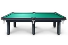 Домашний 2 New СБ 8 (Пул, GRAPHITE New, ДСП, Manchester 45 Yellow green ш1,98м, Х/б сетка, Кожа черная)
