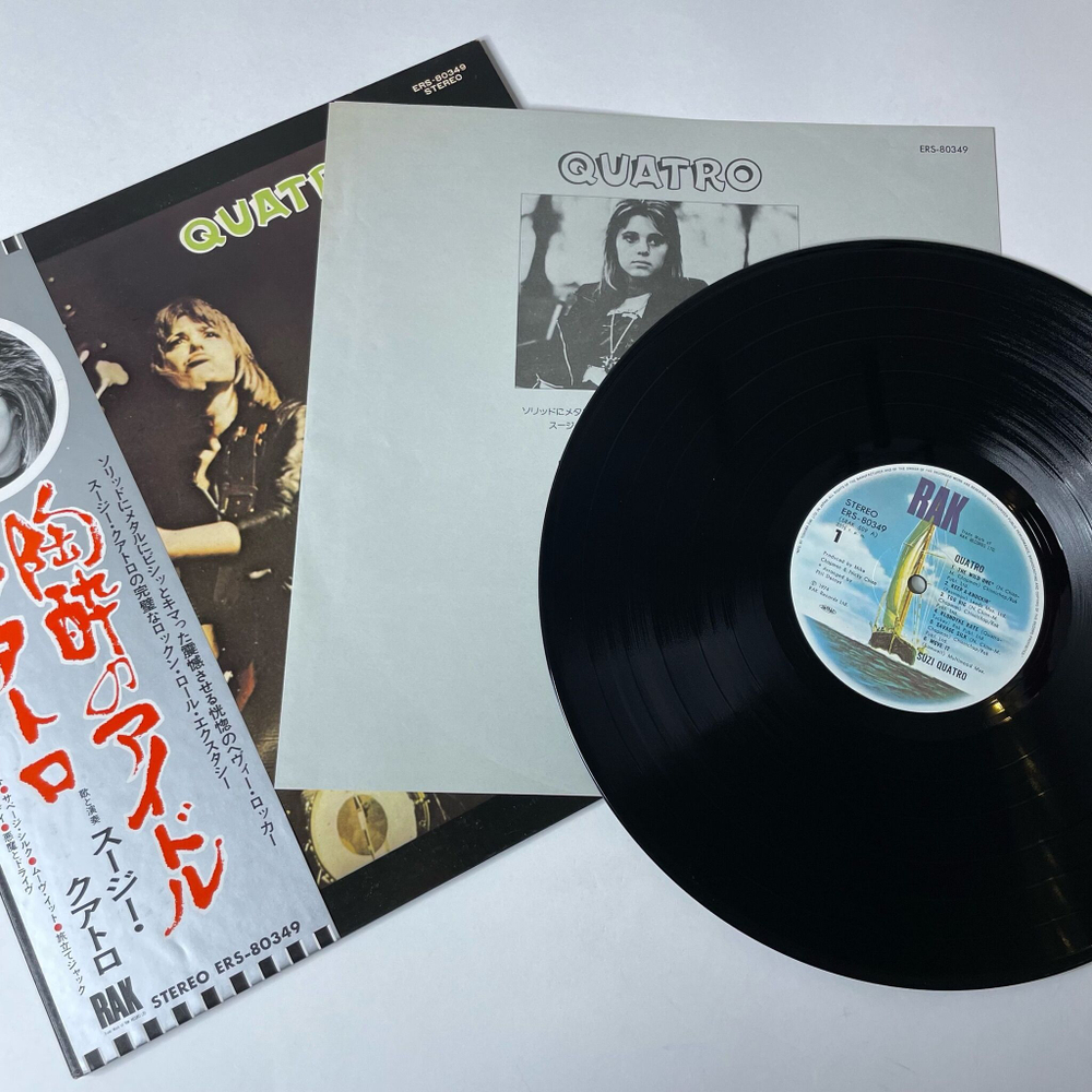 Винтажная виниловая пластинка LP Suzi Quatro (Japan 1975) (Obi) Hit The Road Jack