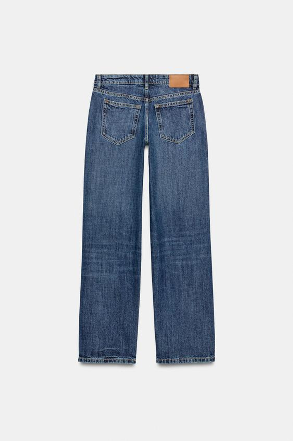 ZARA ДЖИНСЫ Z1975 REGULAR С НИЗКОЙ ПОСАДКОЙ, СИНИЙ