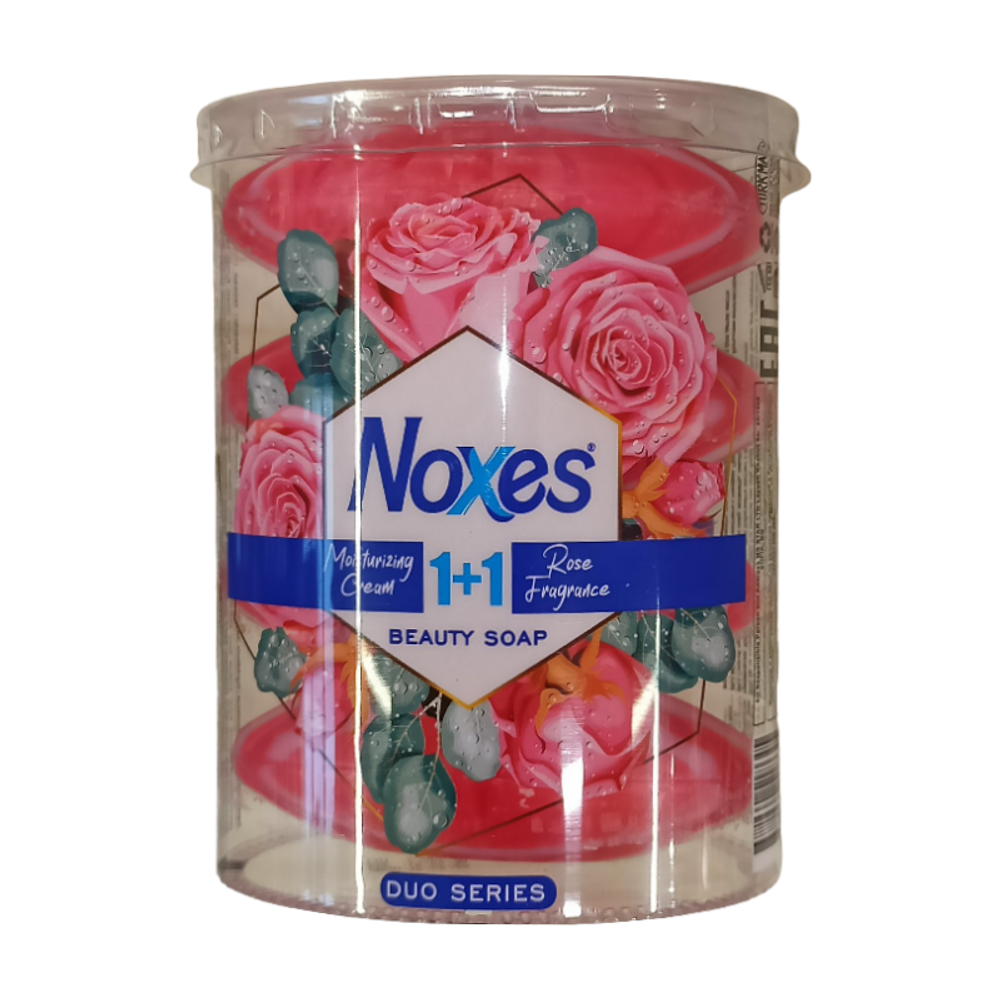 Мыло Noxes 4шт стакан розовое