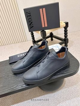 Слипоны серые от Zegna BP5-082530