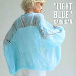 Видео мастер-класс по вязанию кардигана спицами "Light Blue"