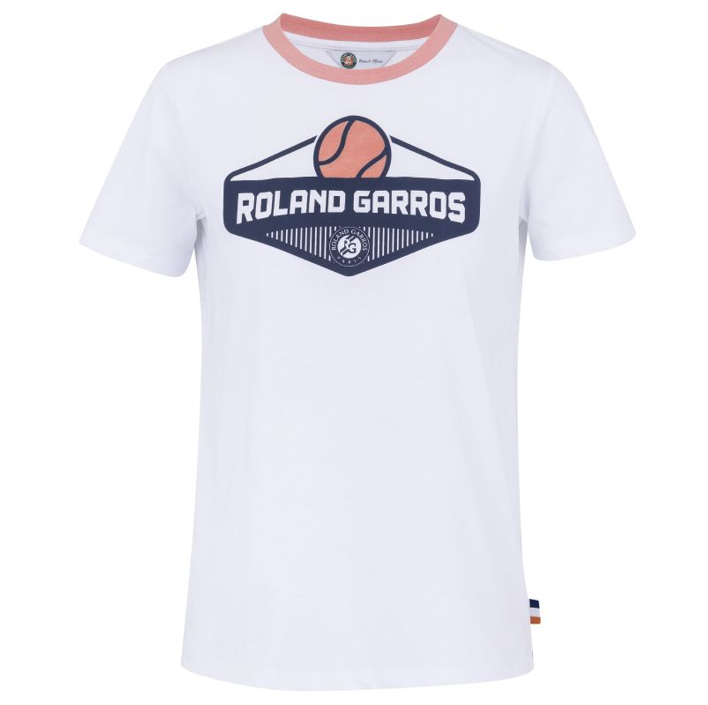 Мужская теннисная футболка Roland Garros 2026 Graphic - white