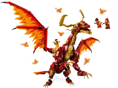 Конструктор LEGO Ninjago 71822 Первородный дракон Огня