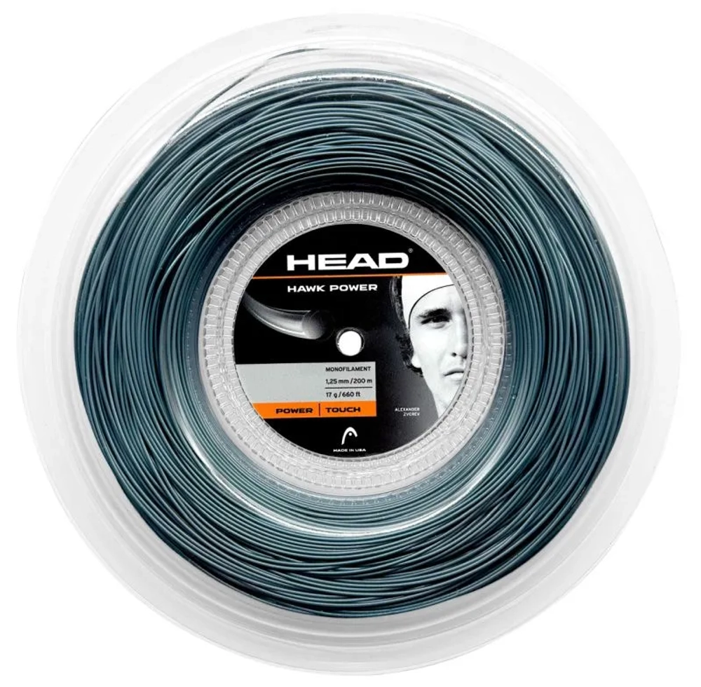 Струны теннисные Head Hawk Power (200 m) - petrol