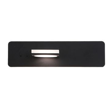 Настенный светодиодный светильник 5W+12W 3000K/4000K/5000K CLT 216W BL чёрный Crystal Lux