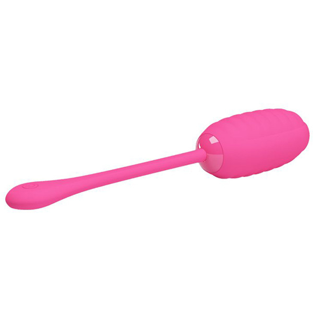 Розовое виброяйцо с управлением через смартфон Pretty Love Kirk BI-014654HP