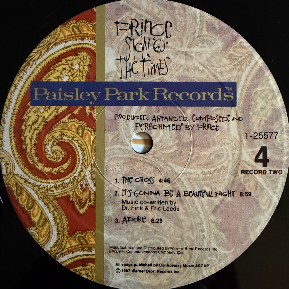 Prince – Sign "O" The Times 2LP (США 1987г.)