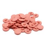 Пуговицы на ножке 28L=18 мм, пластик (Peach (персиковый)), NE68, 48 шт