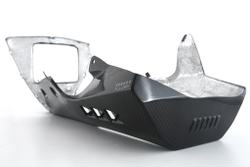 FullSix Карбоновая защита нижняя - Belly Pan (OEM выхлоп) Yamaha YZF-R1 MY-R120-TC42