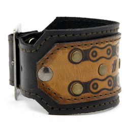 Напульсник Harley цепь коричневый