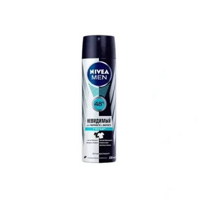 Дезодорант NIVEA спрей мужской Невидимый для черного и белого Fresh спрей 150 мл