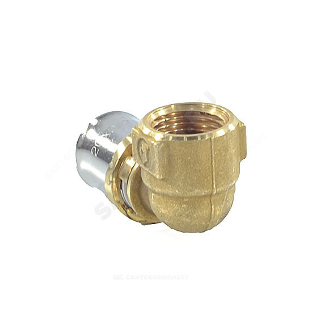 Угольник МП/PE-X латунь пресс Дн 20х1/2"х90гр ВР RM129 Giacomini RM129Y037