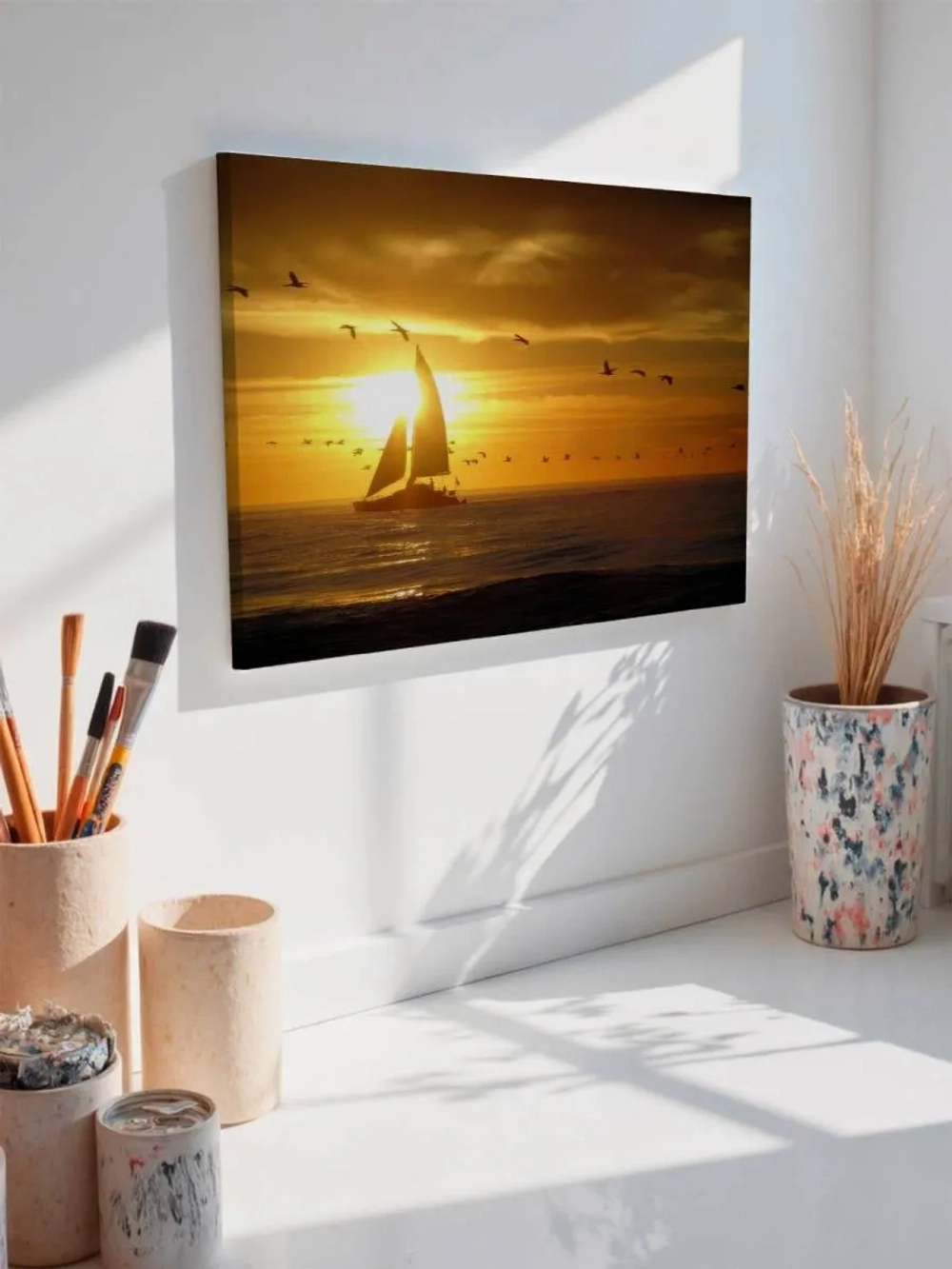 Картина на стену 40 X 50 Закат на море