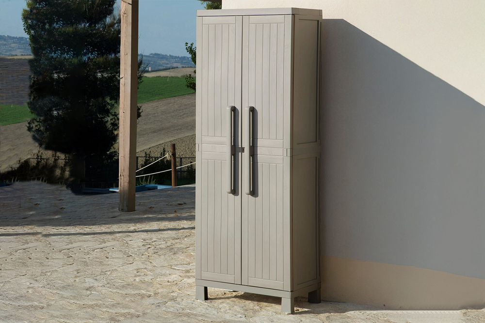 Уличный пластиковый шкаф Toomax Wood Cabinet Utility