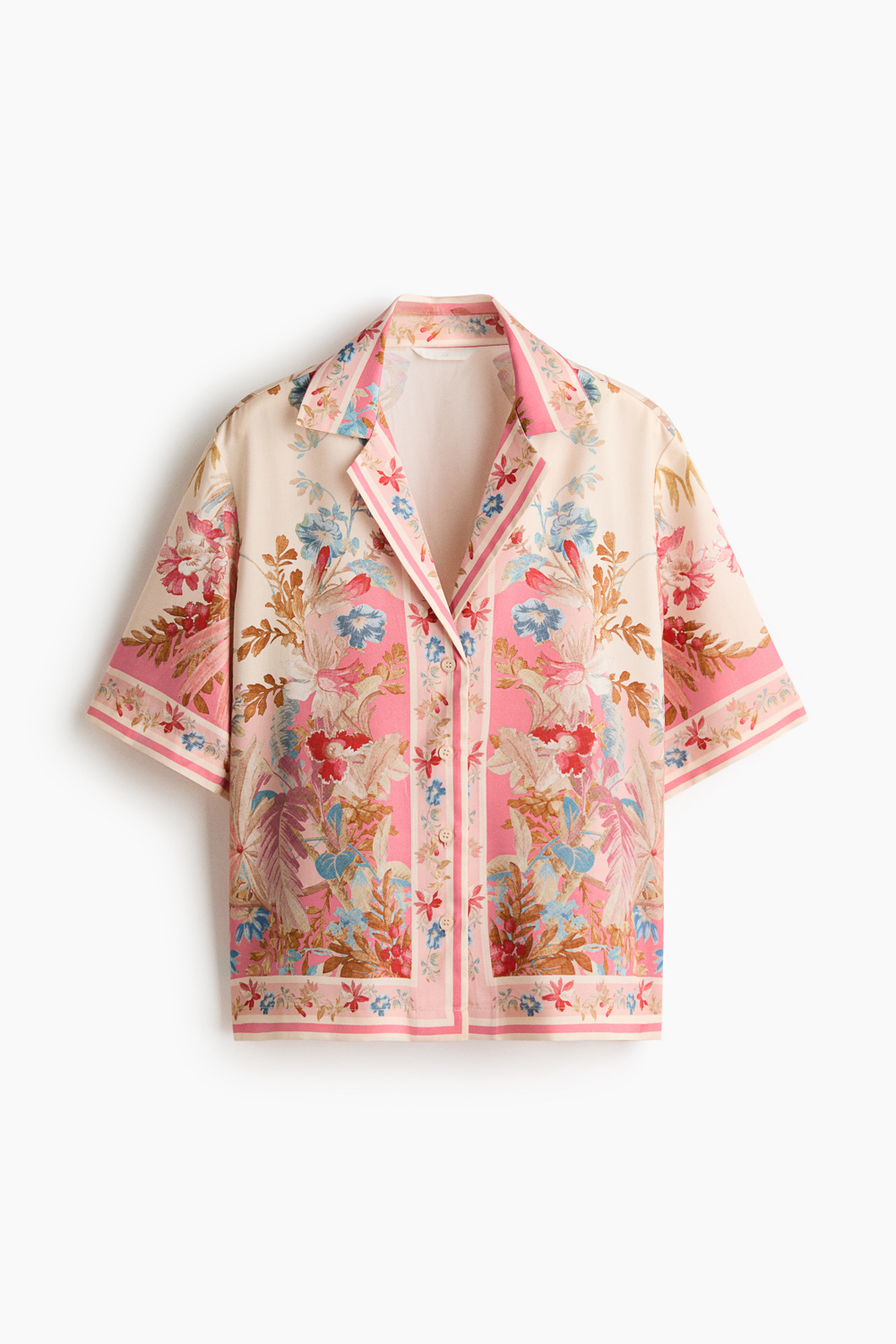 Рубашка из лиоцелла с короткими рукавами - H&M